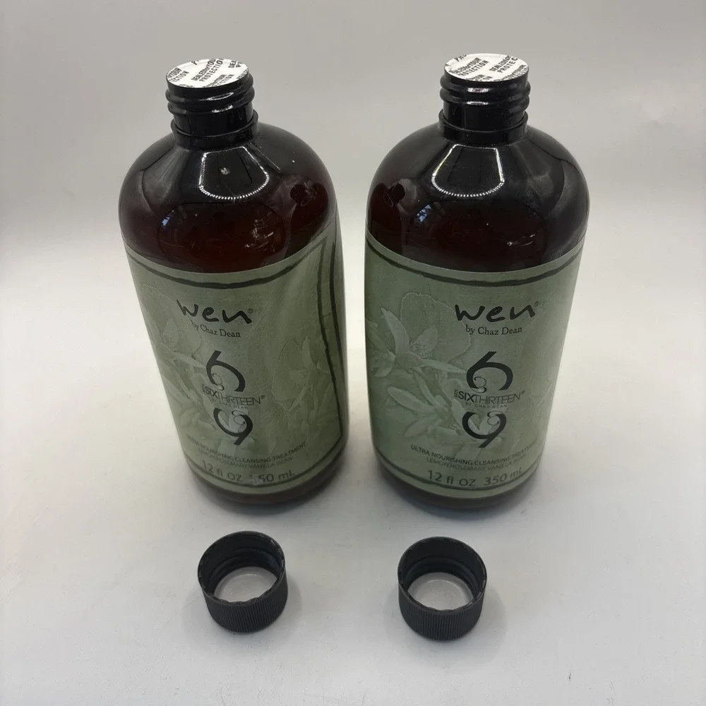 Wen by Chaz Dean SixThirteen Ultra Nourishing Cleansing Treatment 12oz Lot of 2